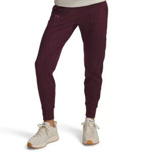 Women's Under Armour Motion Joggers LG Dark Maroon Style# 1375077 NWT